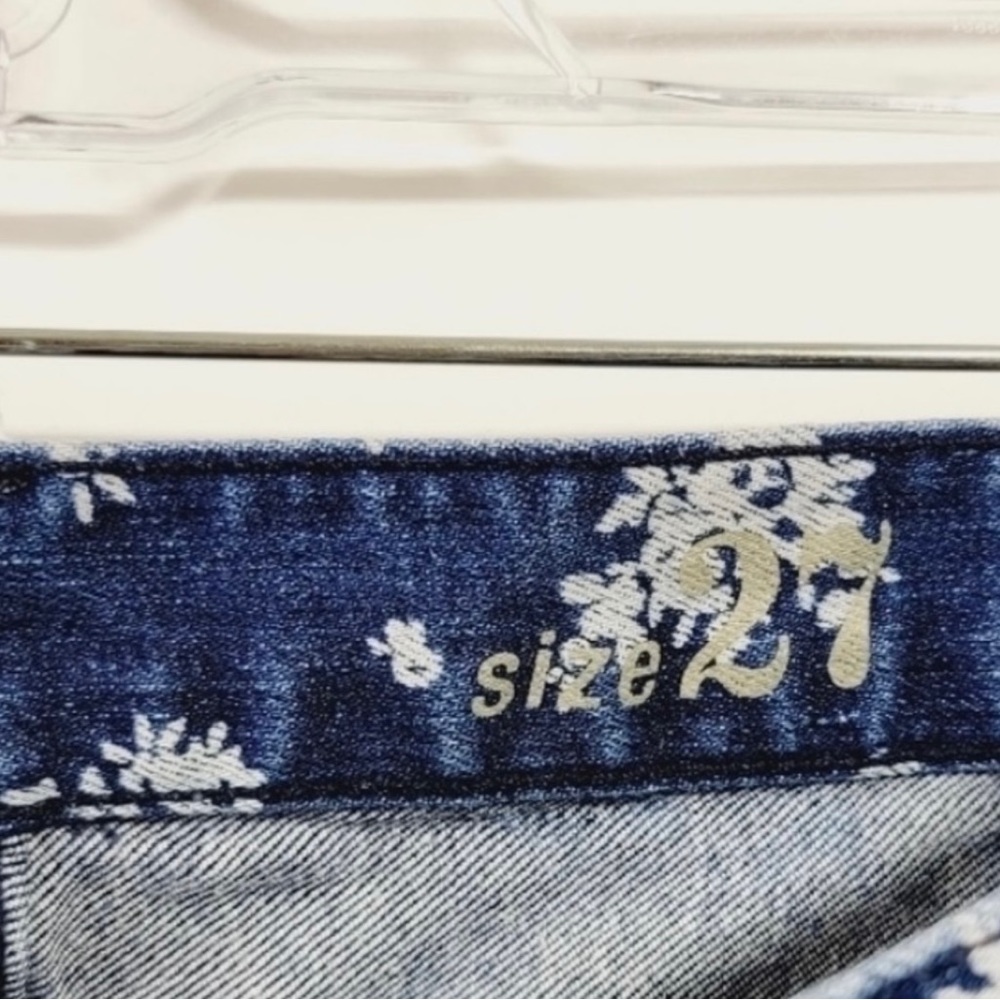 J. Crew Indigo Floral Matchstick Jeans - Picture 14 of 16